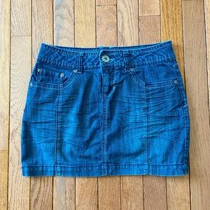 Jean Mini Skirt